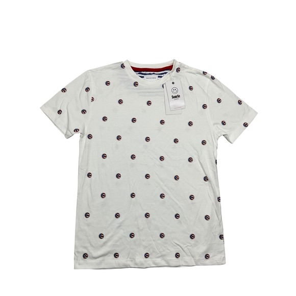 Cactus Boys Other - NWT Cactus Boys Kids White Puerto Rico Flag All Over Print T Shirt Size 11 12